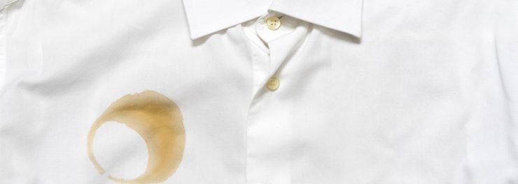 پاک کردن لک قهوه ای از روی لباس