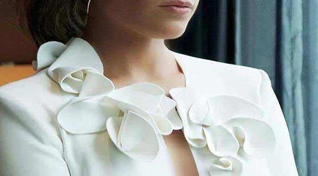 یقه جین دار کت