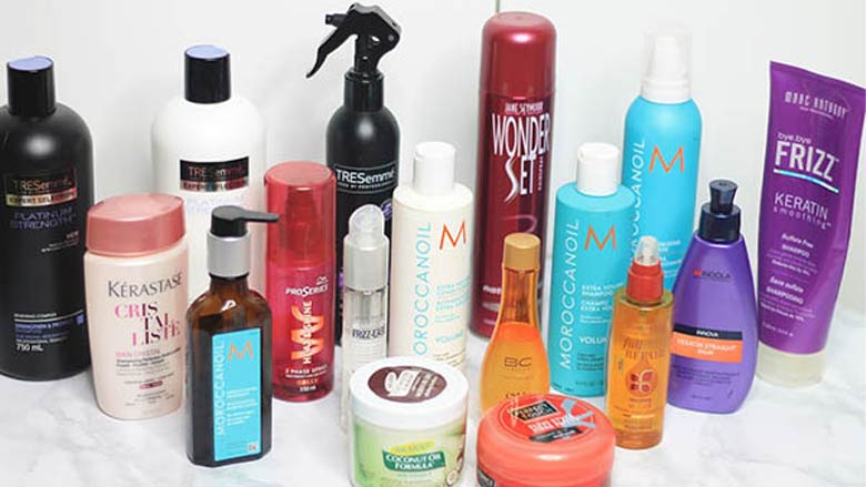 خواص محصولات مراقبت از مو