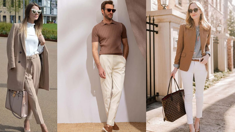 رنگ‌های خنثی و قهوه‌ای در لباس