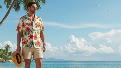 استایل تابستانی مردانه ساحلی