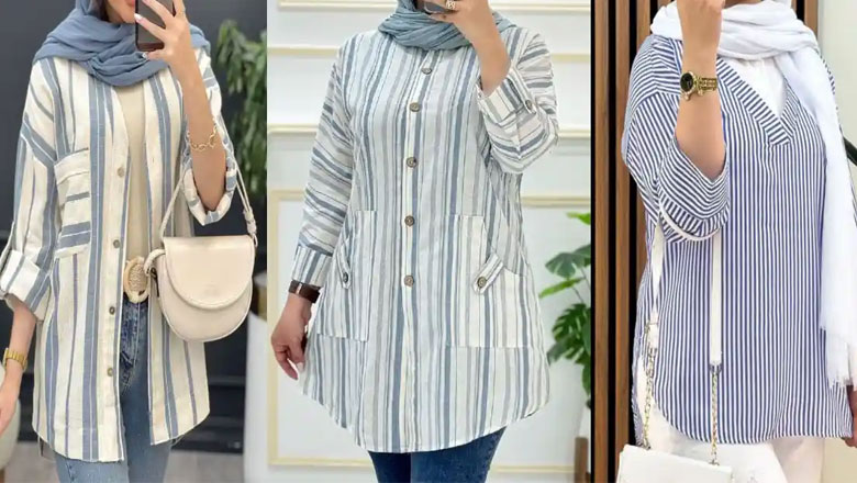 مانتوی نخی تابستانی