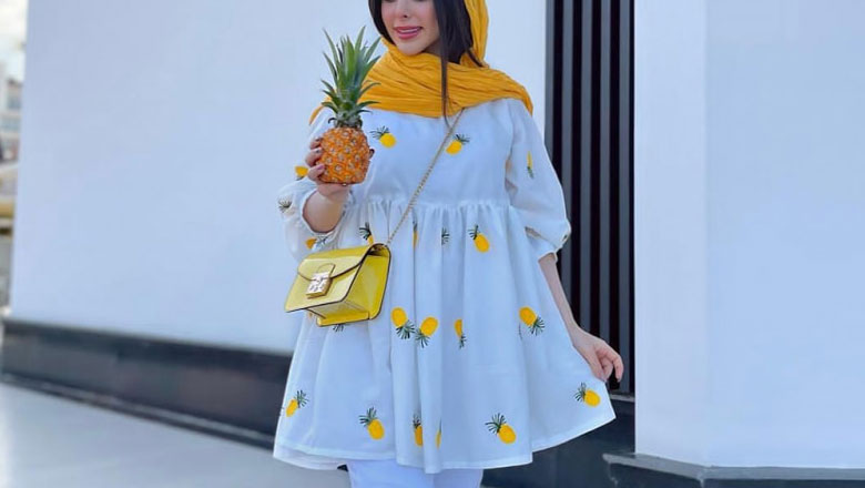 مانتوی طرح‌دار