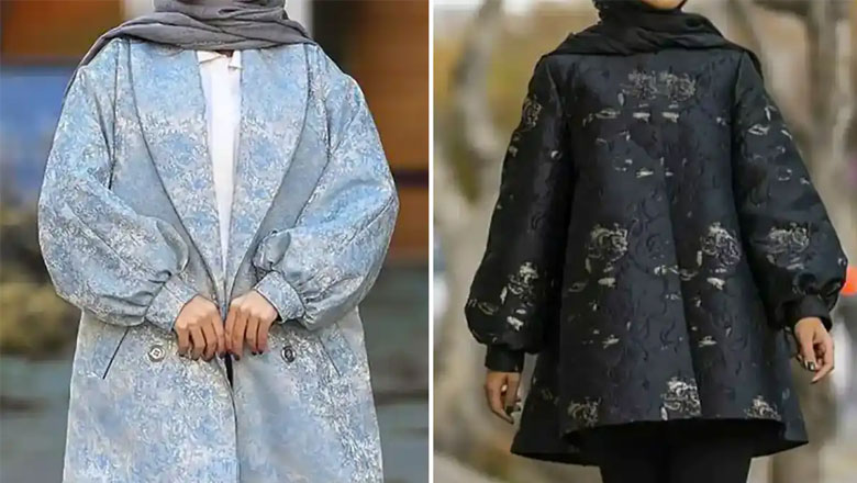 مانتوی آستین پفی